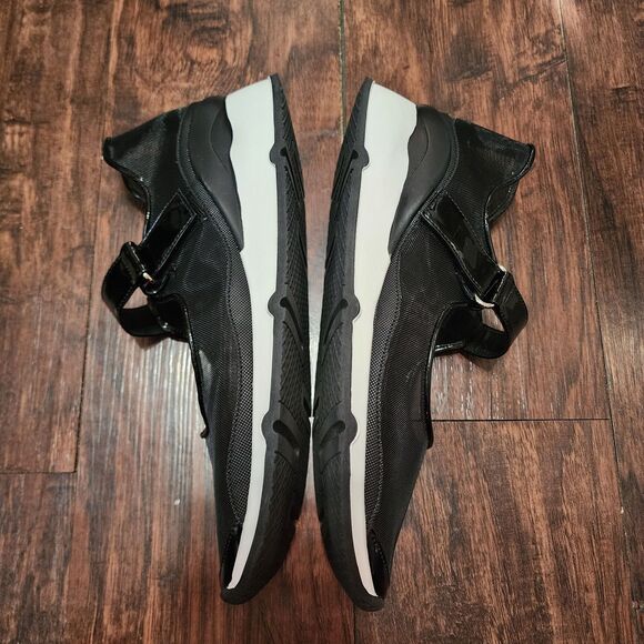 Jeffrey Campbell Sneakers Womens 8 Black White Mary Jane Kicks - Picture 5 of 7